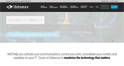 Desktop Screenshot of datamaxtexas.com